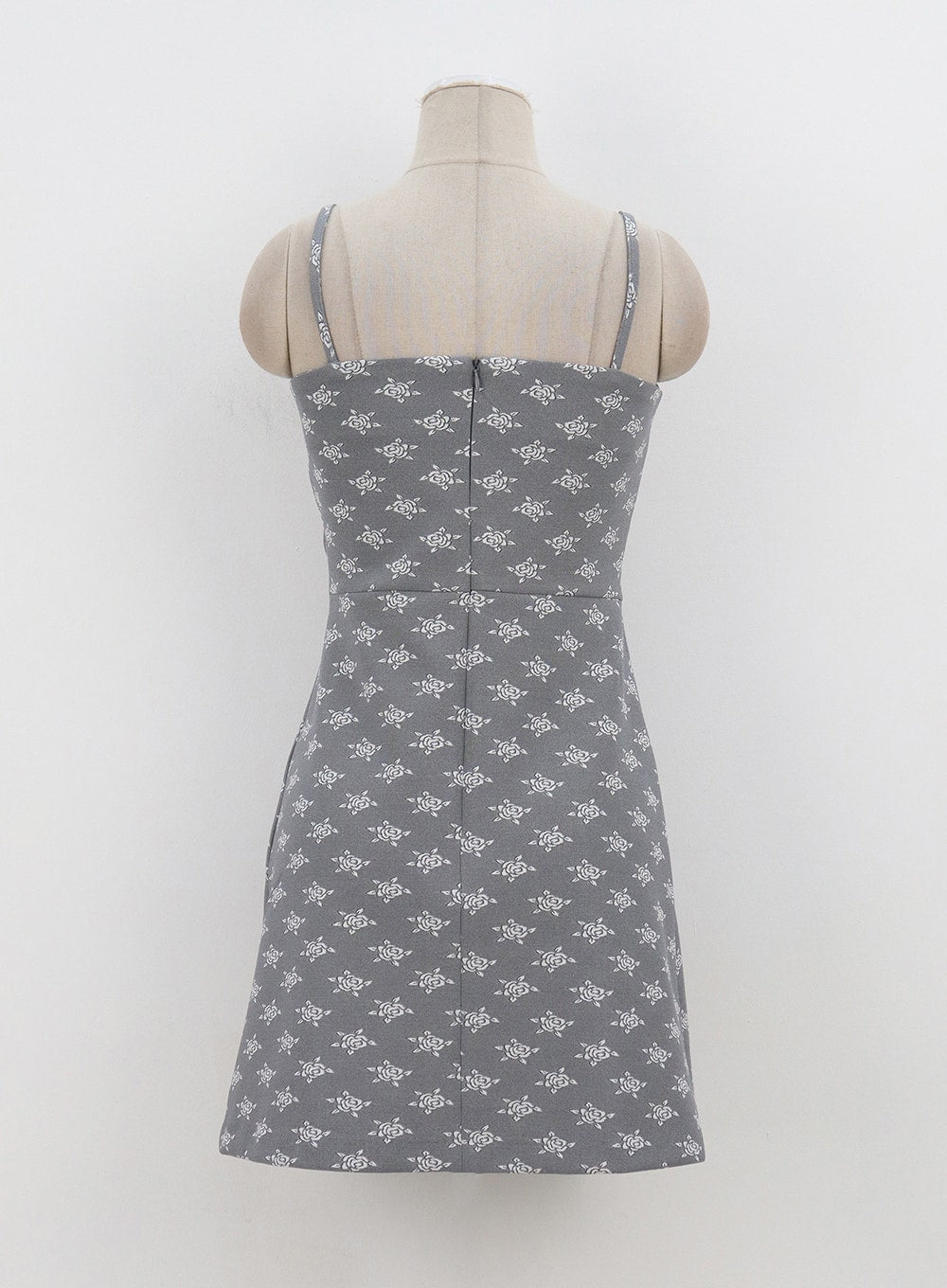 玫瑰印花迷你連衣裙 OA310