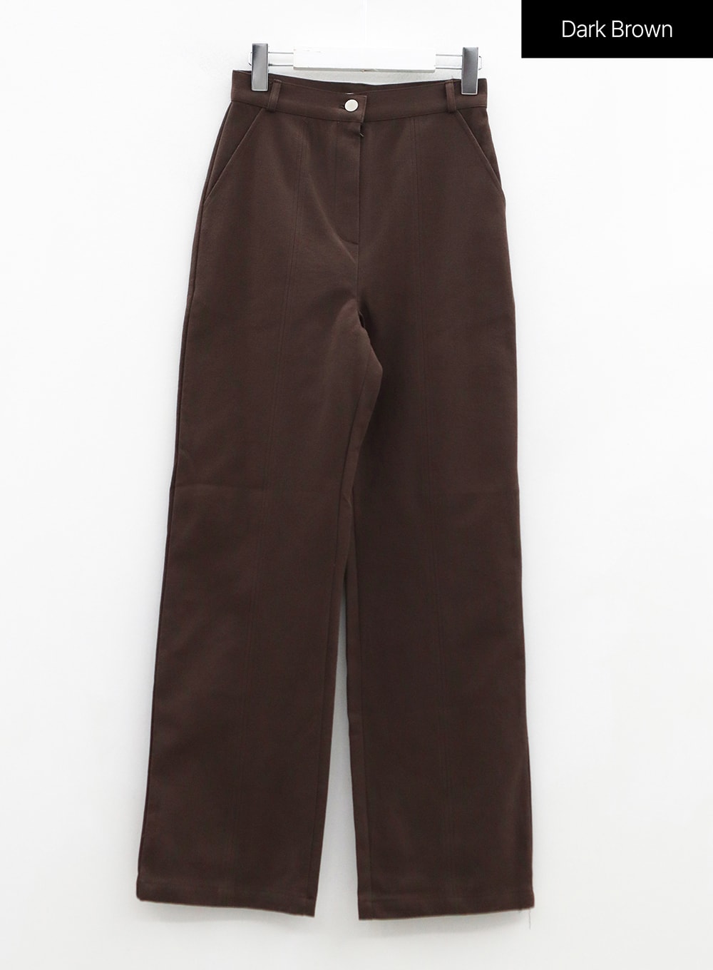 Line Detail Fall Color Cotton Pants OS13