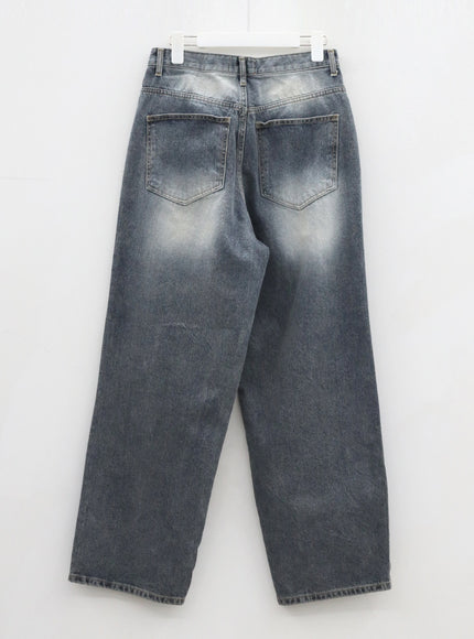 寬鬆低腰牛仔褲男女通用 CJ326