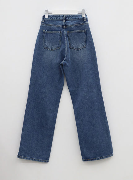 Side Slit Jeans OM308