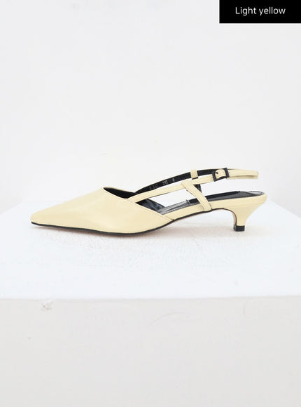 尖頭露跟高跟鞋 CA304