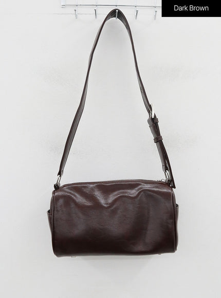 Zipper Square Shoulder Bag ON08