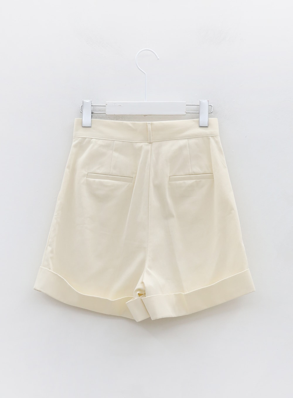 Pintuck Color Cotton Half Pants OG09