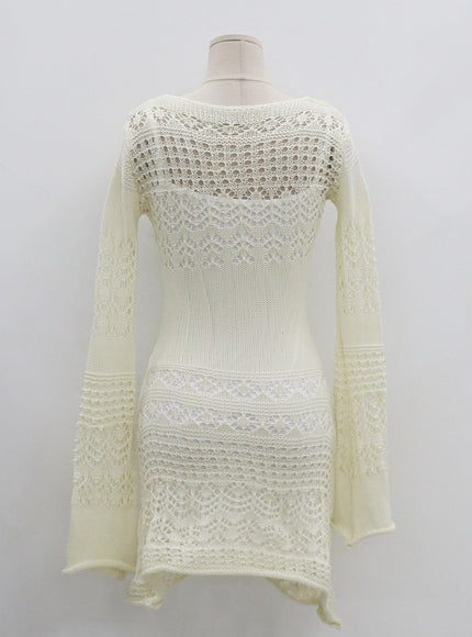 分層針織迷你連衣裙和細肩帶迷你連衣裙套裝 CO19 