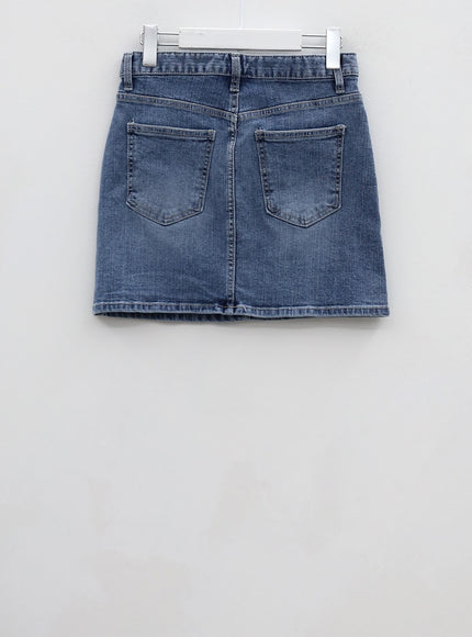 Basic Denim Miniskirt CU22