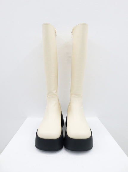 厚底及膝靴 CM307