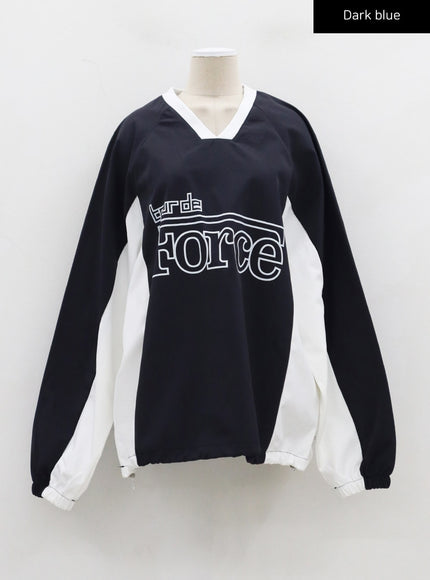 Oversized Drawstring Graphic Tee Unisex CJ313