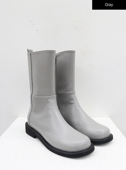 中小腿側拉鍊靴 OJ300