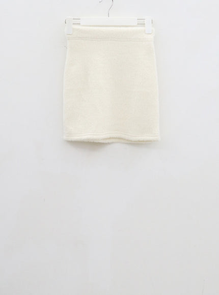 泰迪開衫抹胸迷你裙套裝CJ325