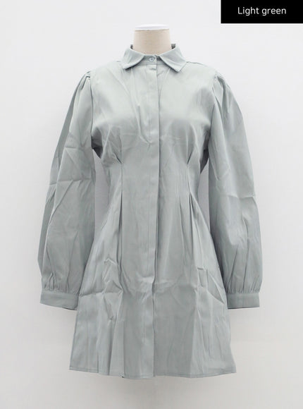 迷你襯衫連衣裙CF316