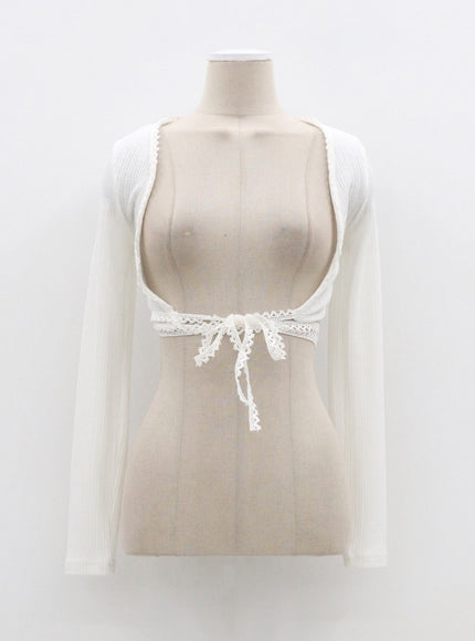 蕾絲上衣開衫套裝 CM324