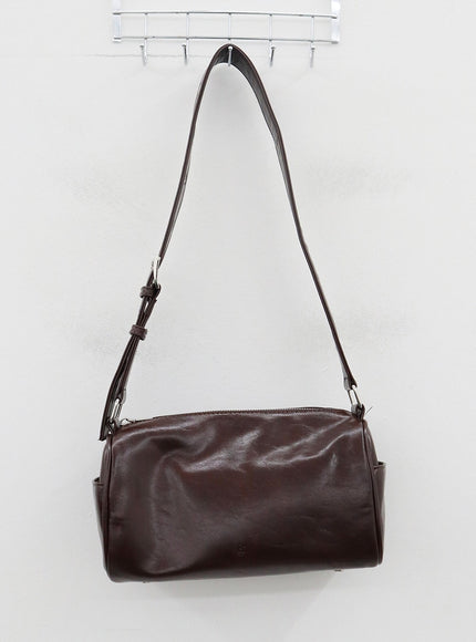 Zipper Square Shoulder Bag ON08