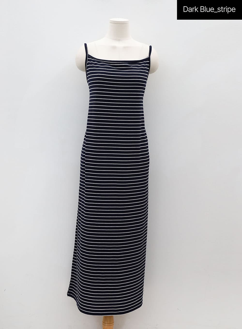 Plus Striped Sleeveless Maxi Dress IJ30