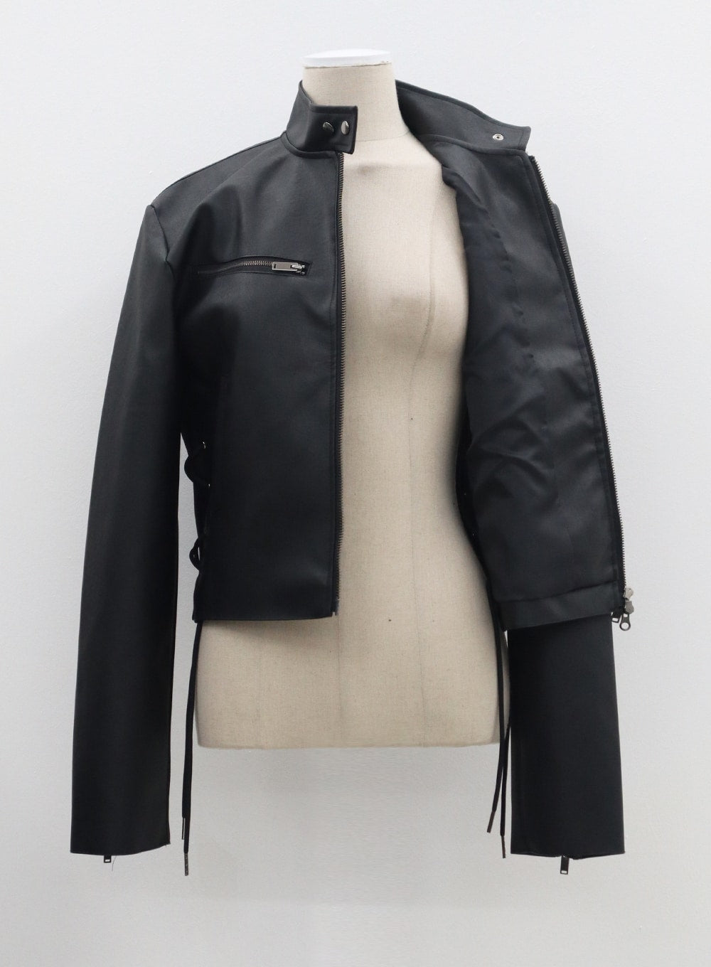 Standard Fit Faux Leather Jacket CM317