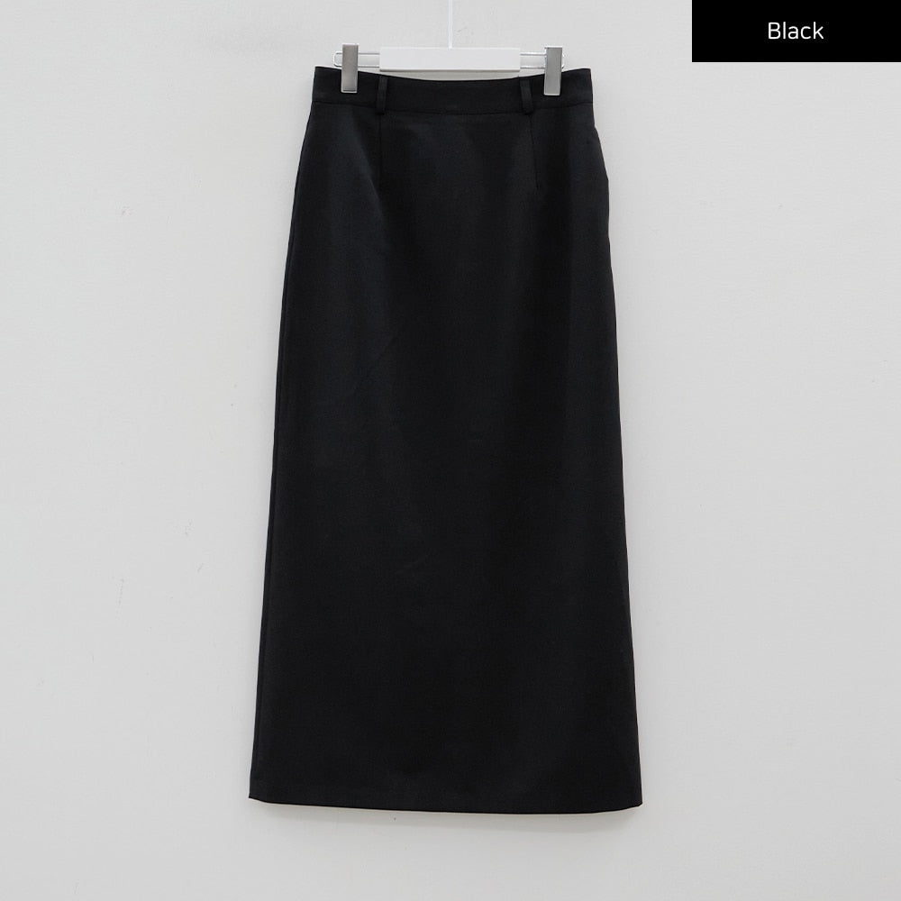 Tailored Maxi Skirt CJ08 - Lewkin