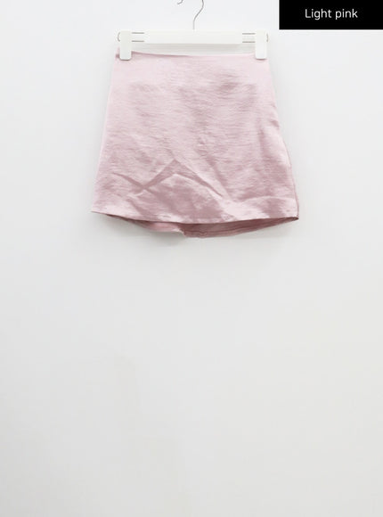 緞面迷你裙CJ330