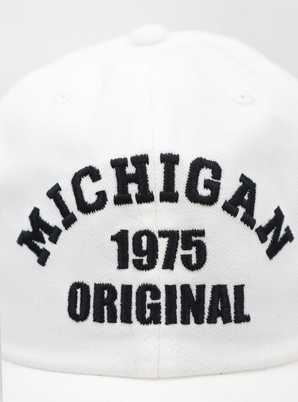 Michigan Lettering Baseball Cap OG11