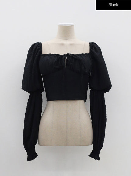 心形領短款襯衫 BF323