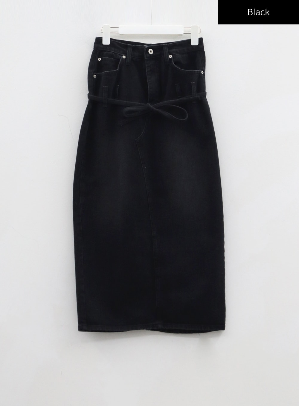 Black Cotton Denim Stretch Skirt | Roman UK | Denim skirts knee length,  Stretch skirt, Stretch denim skirt