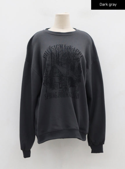 Graphic Oversize Sweatshirt CD07