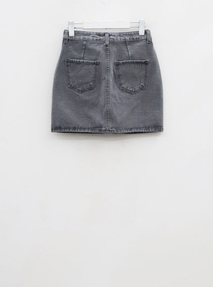 Denim Mini Skirt CD07