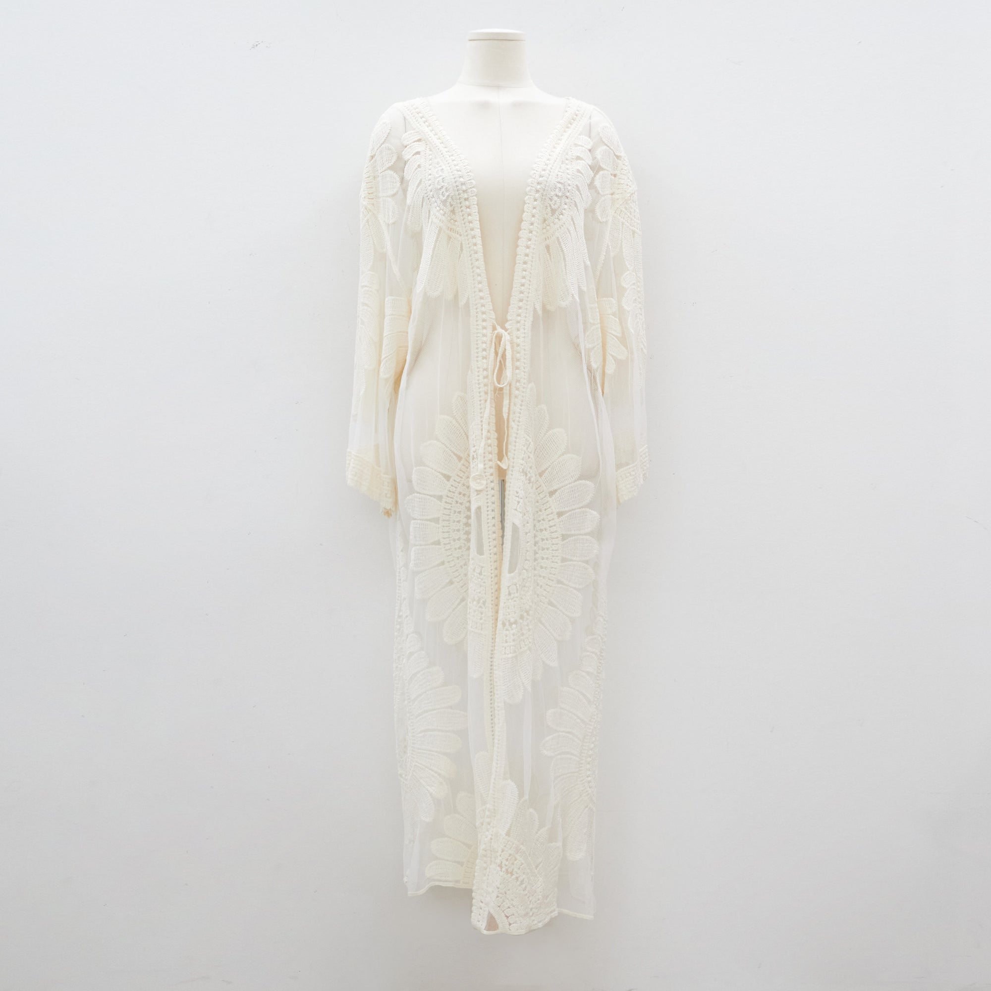 Sunflower Embroided Robe IJ13