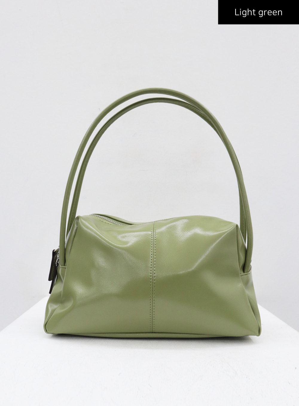 Square Faux Leather Shoulder Bag CJ313