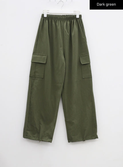 Cargo Wide Leg Track Pants CM302