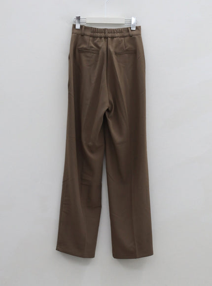 Basic Pintuck Tailored Pants CG30