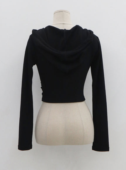 Wrap Crop Hoodie CS27
