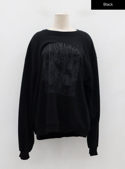 Graphic Oversize Sweatshirt CD07