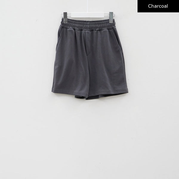 High-Waisted Sweat Shorts CJ13 - Lewkin