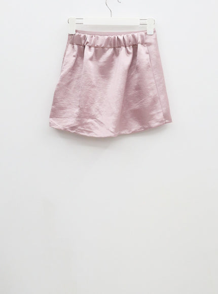 緞面迷你裙CJ330