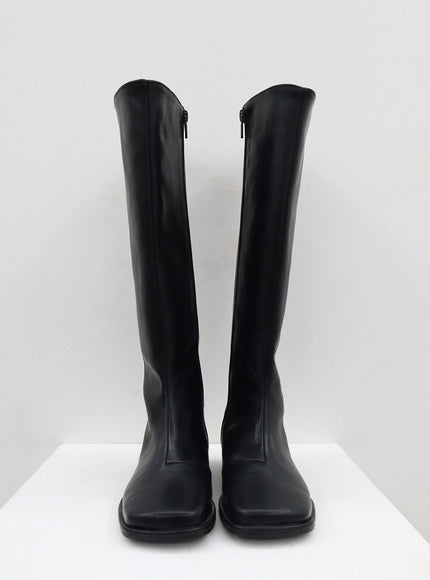 Daily Square Toe Long Boots OD01