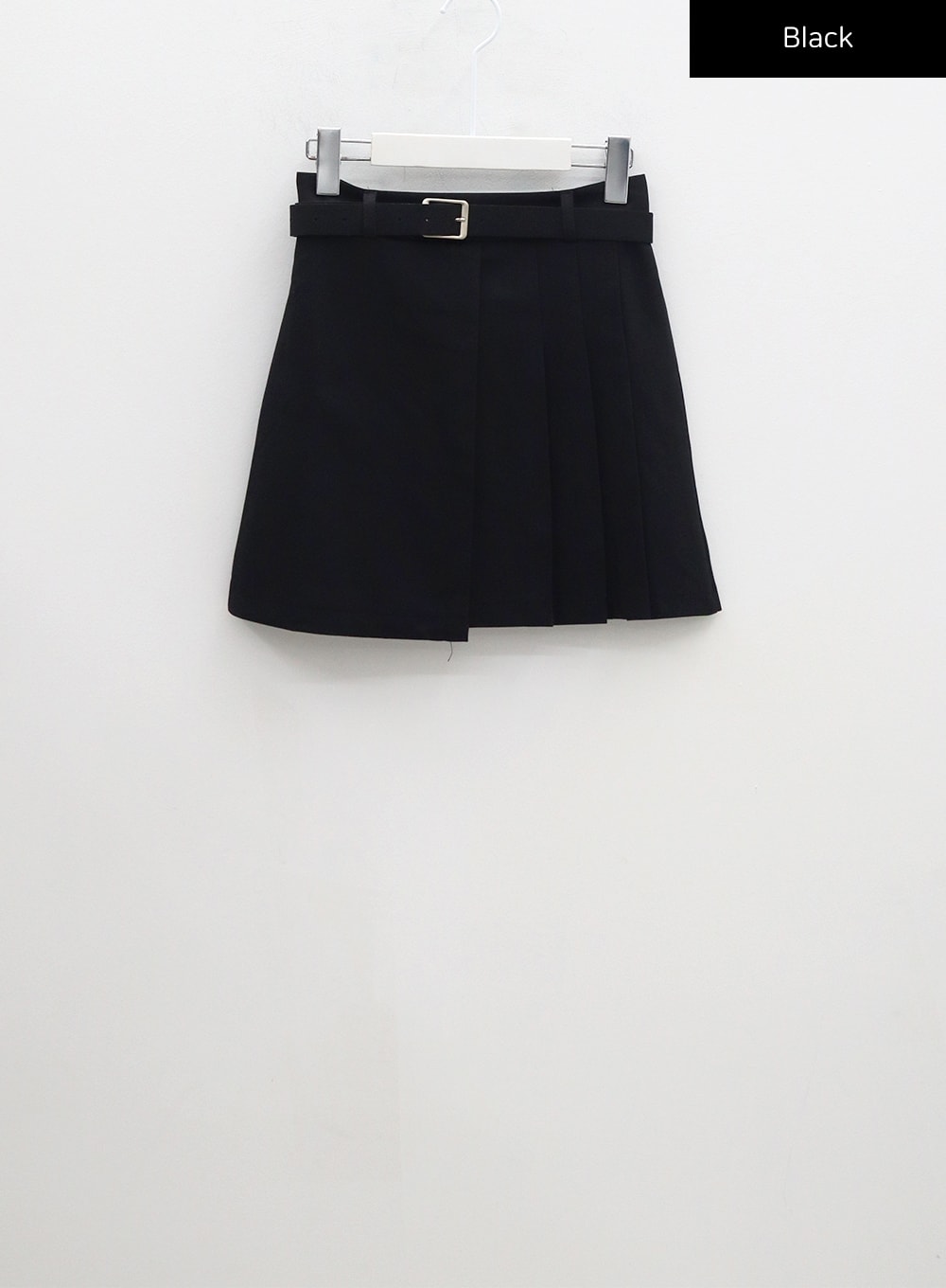 Belt Pleated Mini Skirt CA303