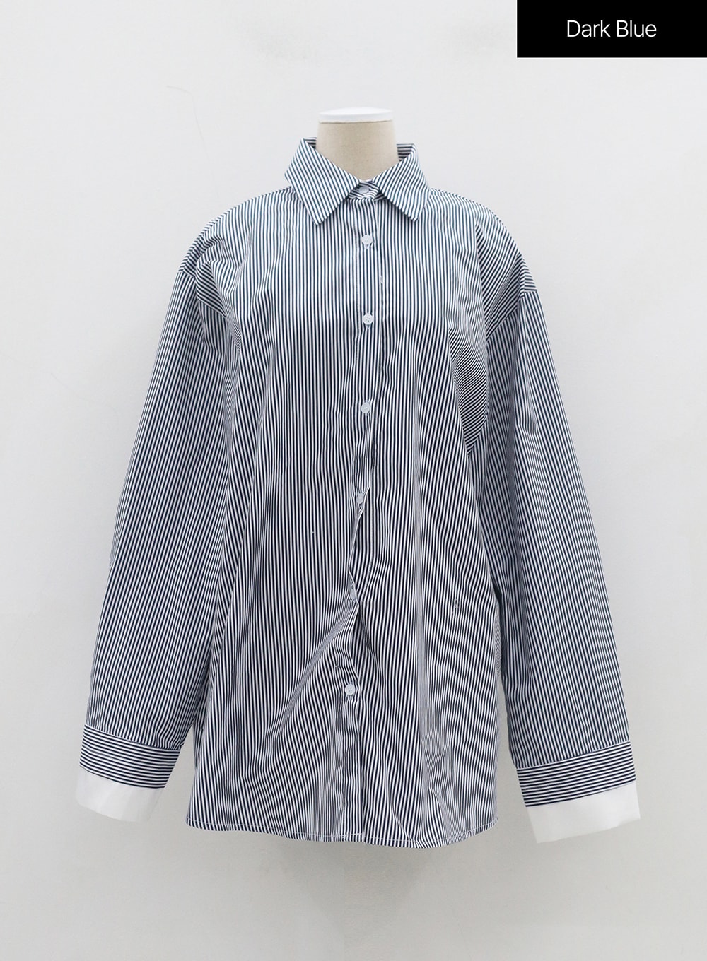 Pinstripe Oversized Shirt OJ313