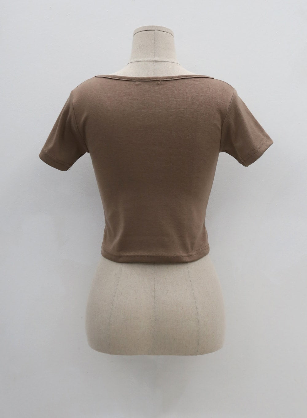 Basic Crop Top Short Sleeve T-Shirt CU28