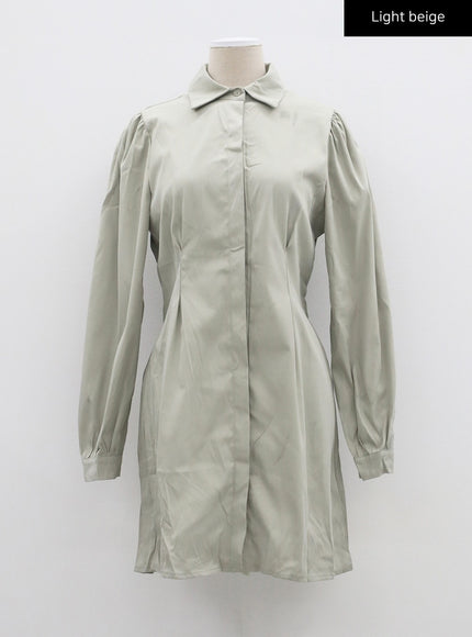 迷你襯衫連衣裙CF316