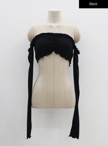 Off-Shoulder Wavy Top BF323