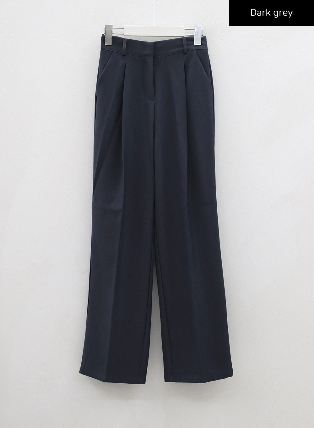 Pintuck Wide Tailored Pants With 3 Versions Of Length CG24