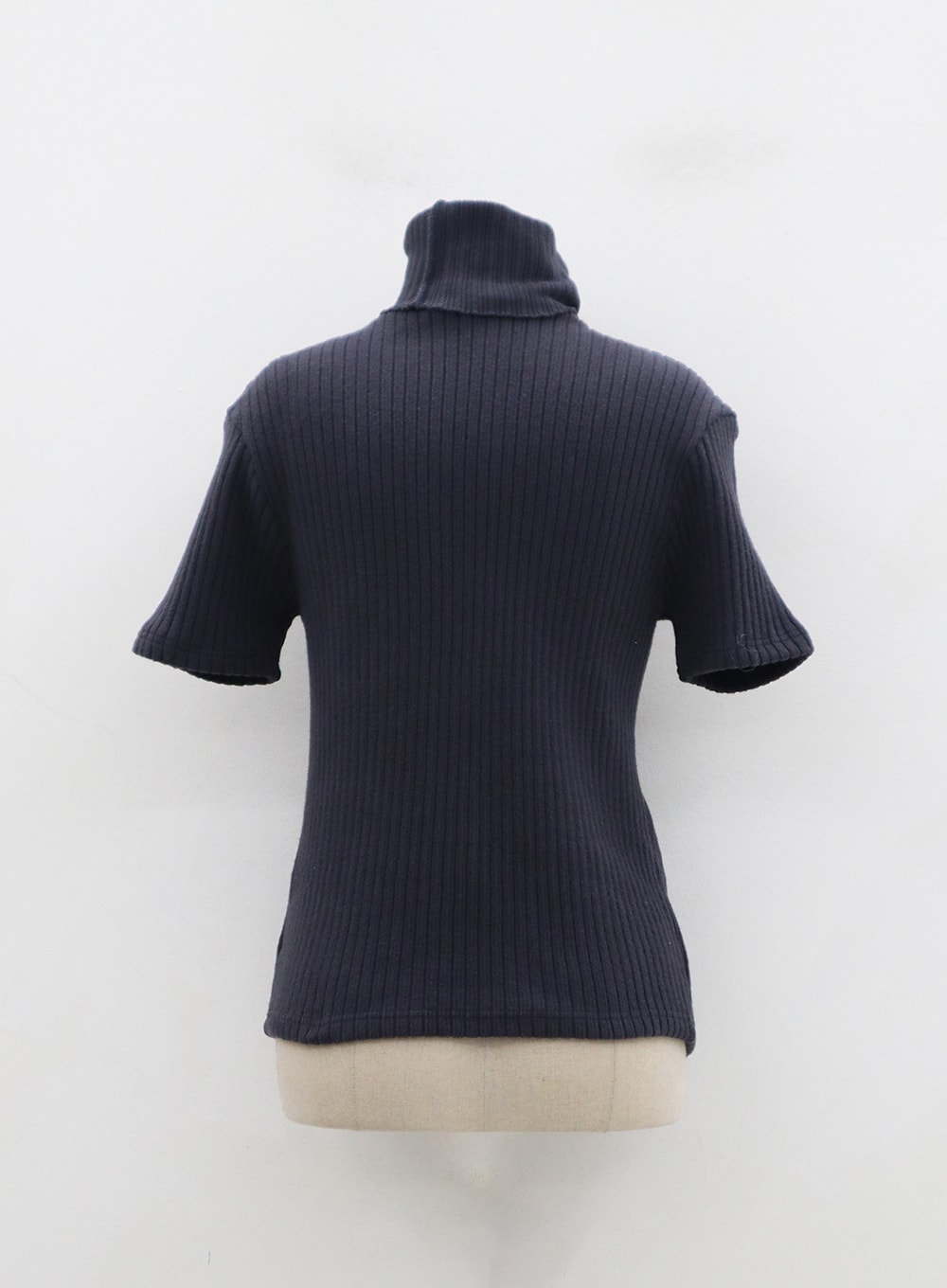 Short Sleeve Knit Turtleneck And Warmer Set OD13