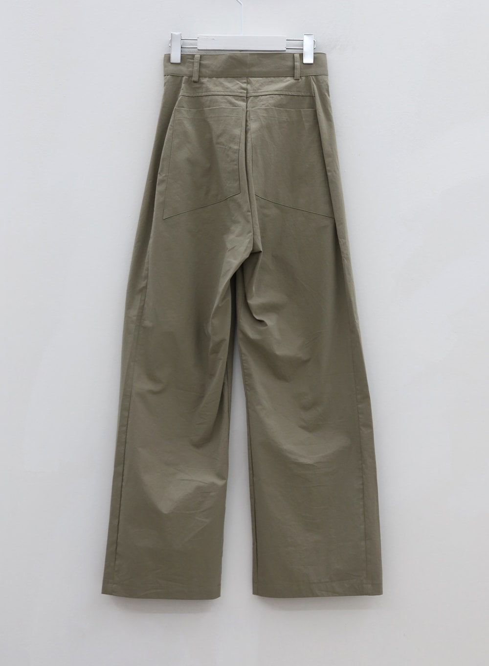 Pintuck Wide Leg Cotton Pants CU14 - Lewkin