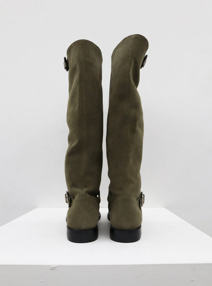 Two Buckle High Boots CO12