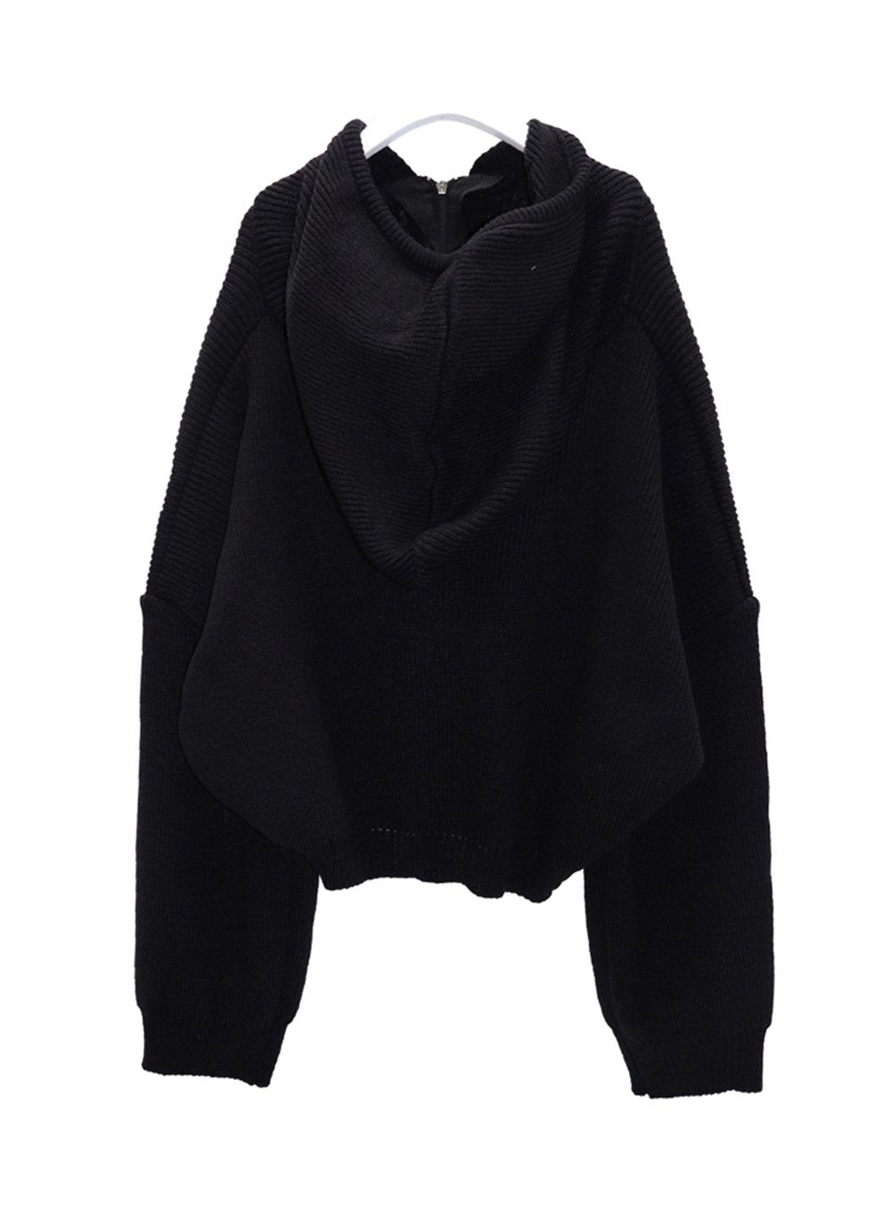 Hooded Zipper Knit Jacket CN17 - Lewkin