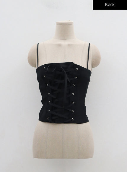 Back Zipper Corset Top BD09