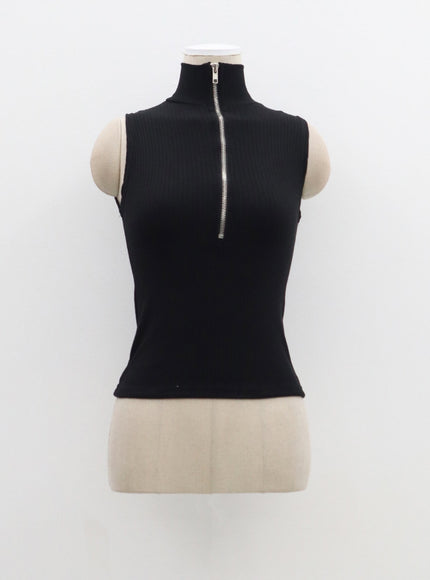 Zipper Sleeveless top Bolero Set CF310