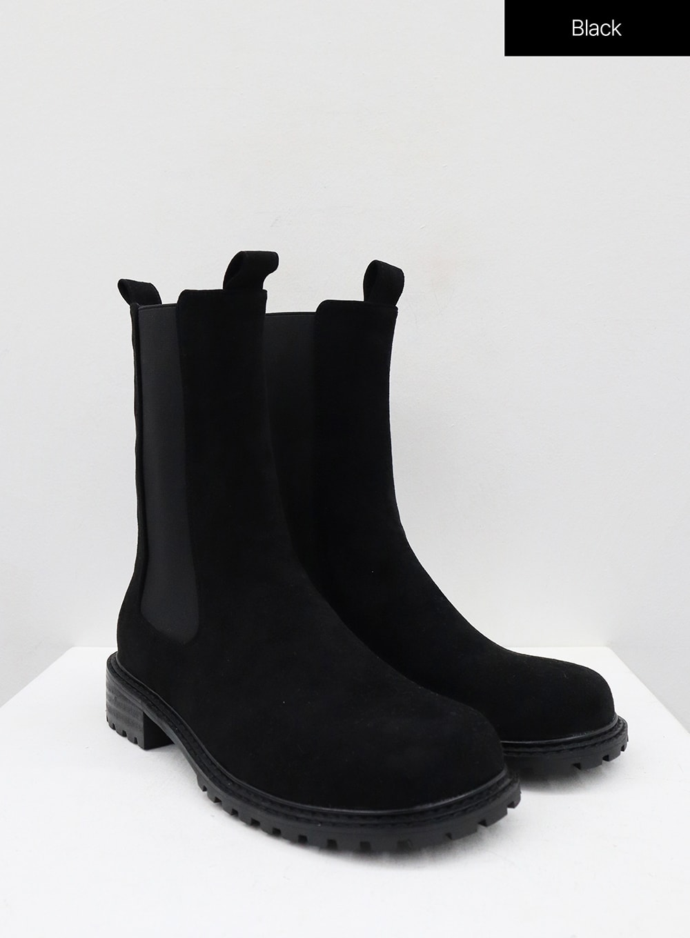 aleksander leather elastic gusset ankle boots