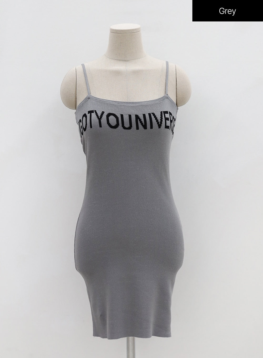 Universe Lettered Sleeveless Mini Dress IU20