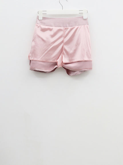 緞面迷你裙CJ330