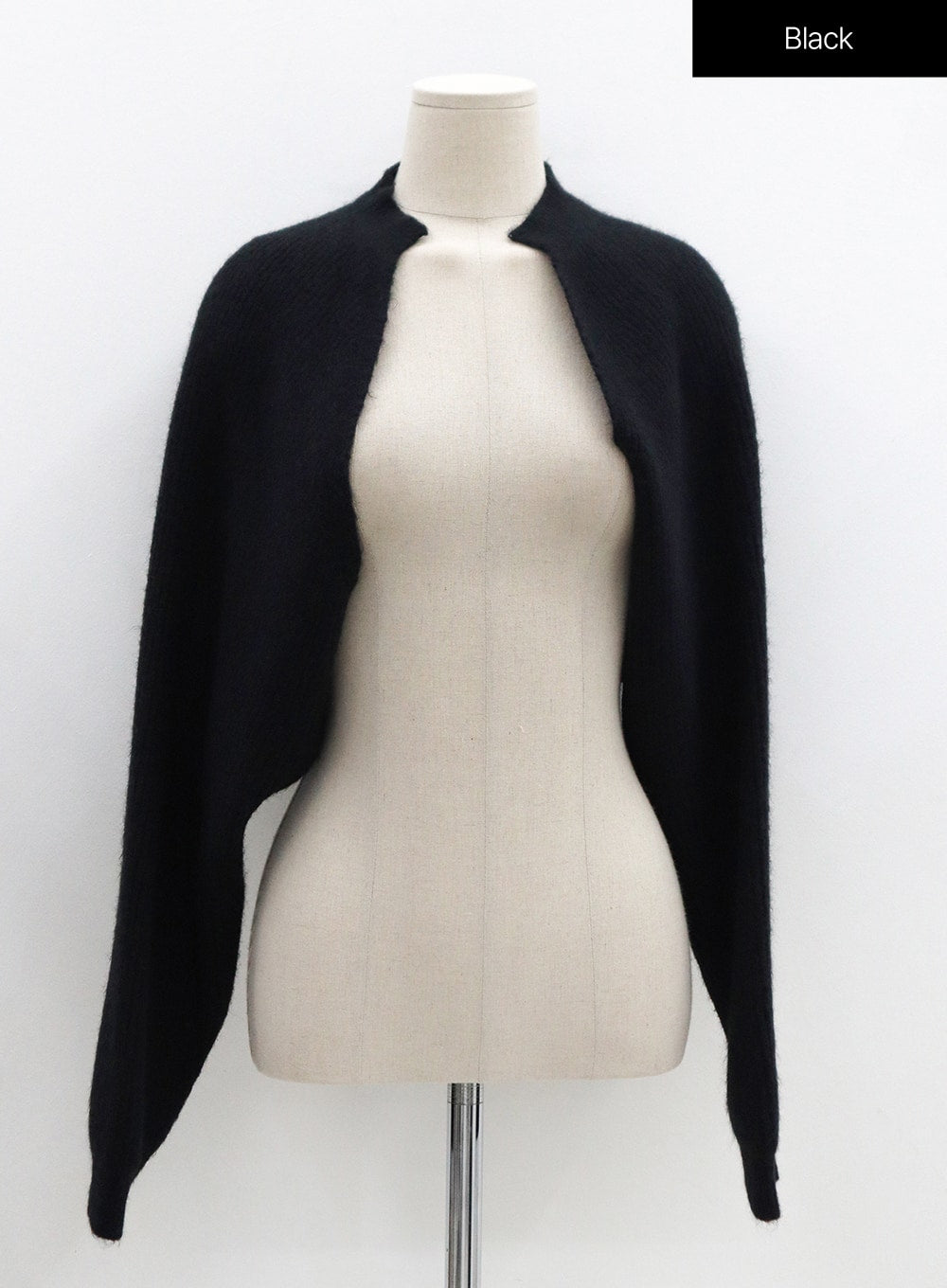 Bolero Jacket Cropped Sleeveless Knit Set OS22